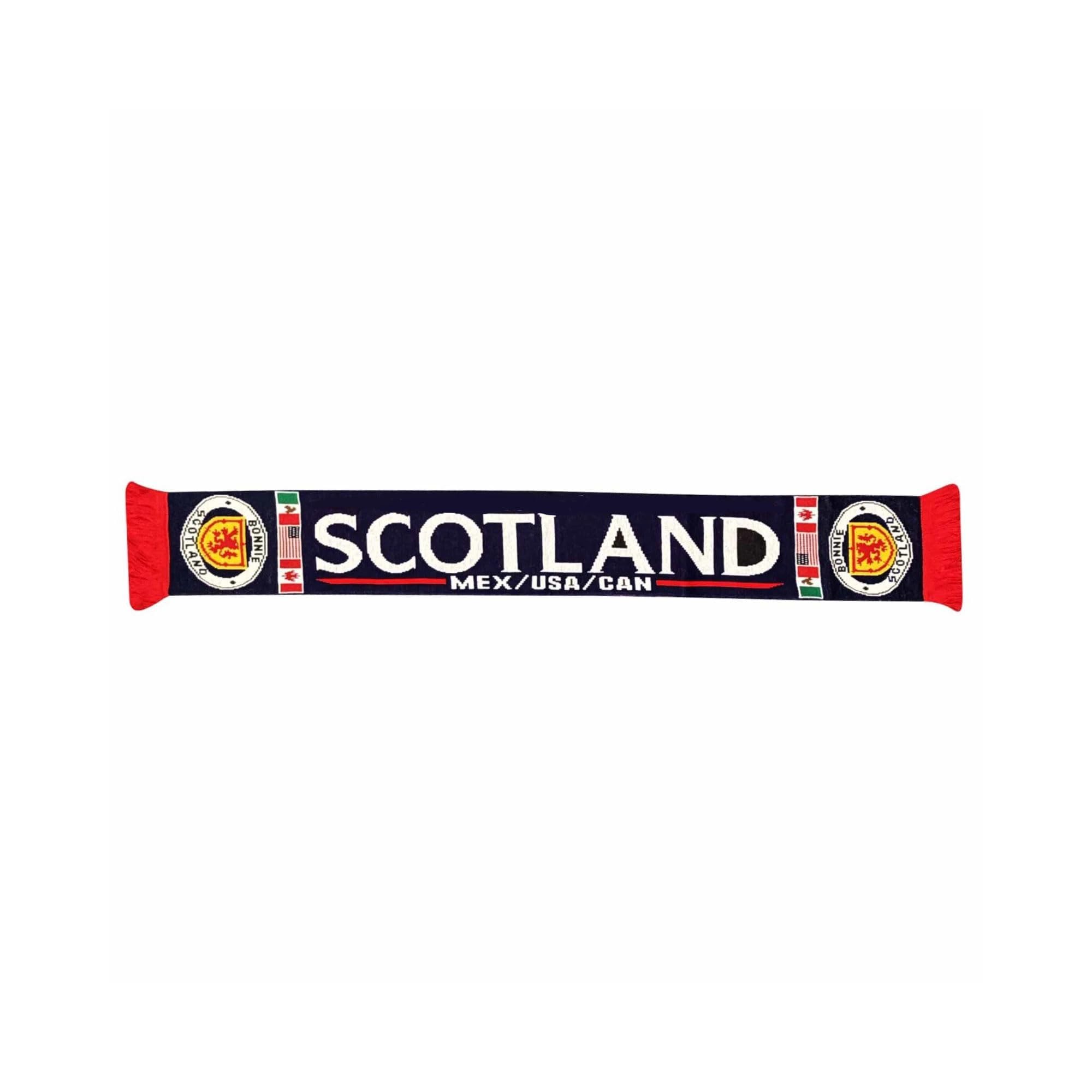 Scotland Supporter Scarf — Tartan Knitted Fan Scarf