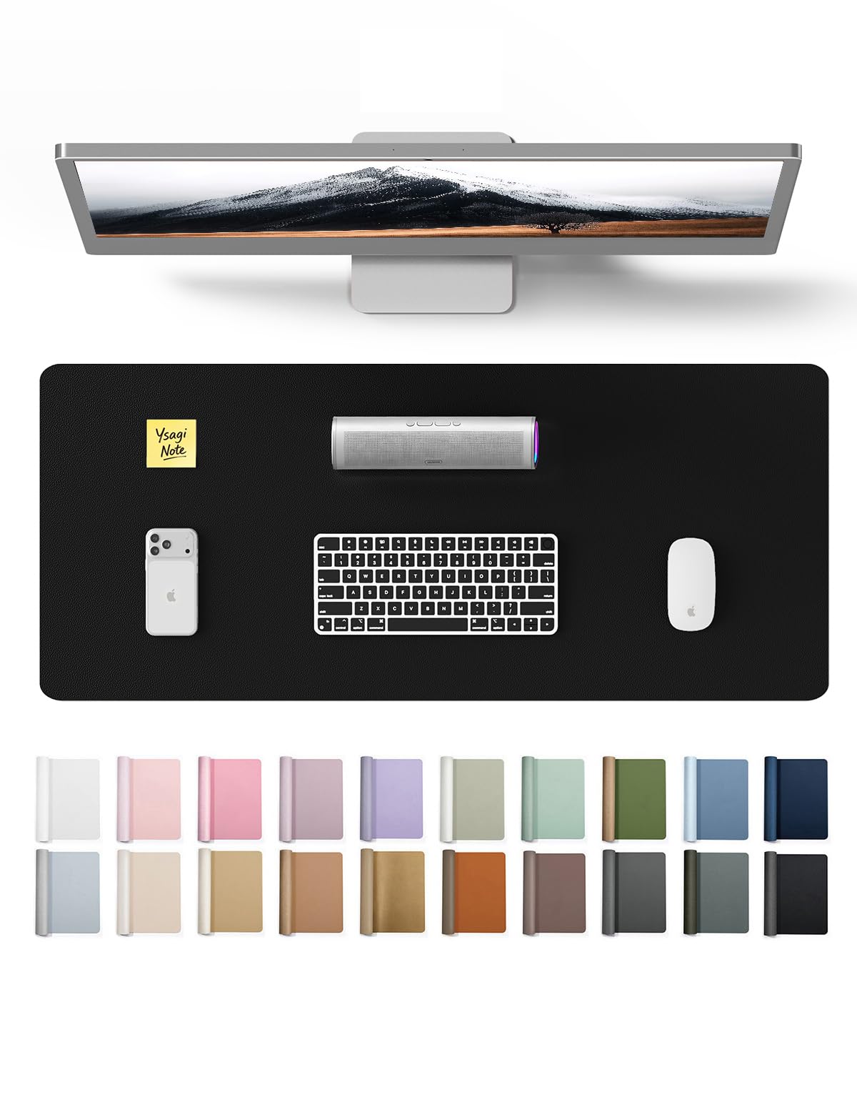 Desk Pad — Extra-Large PU Leather Mouse Mat