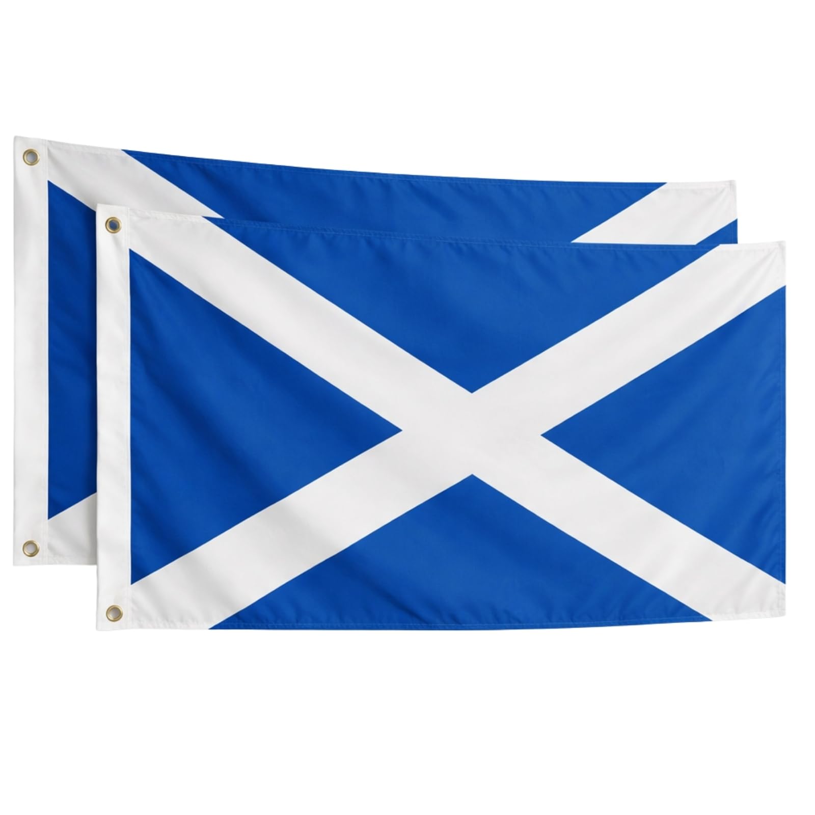 Saltire Flag Tattoos — Scotland Face Stickers 50pc Pack