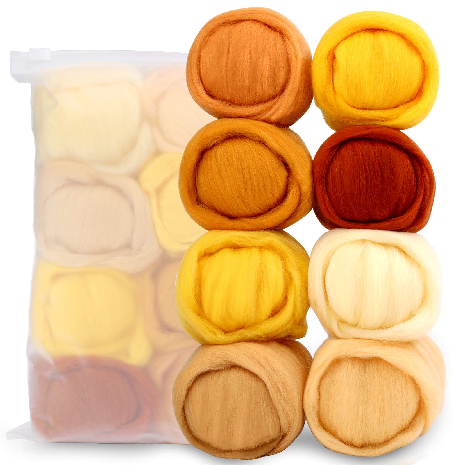 Wool Roving Set — Felting Needle Starter 30pc