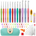 Crochet Hook Set — 22pc Aluminium with Bag
