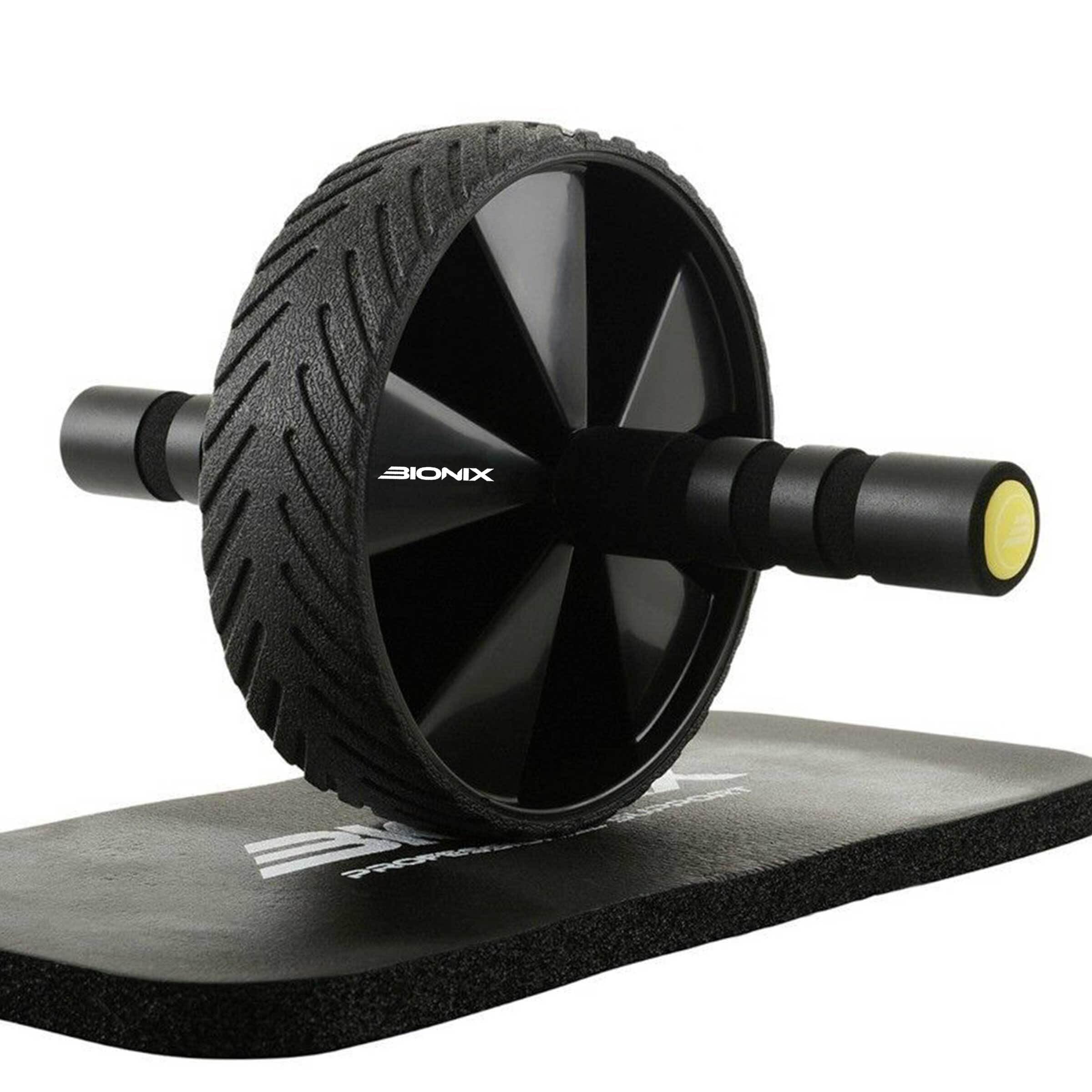 Ab Roller Wheel — Dual-Wheel Knee Pad Set