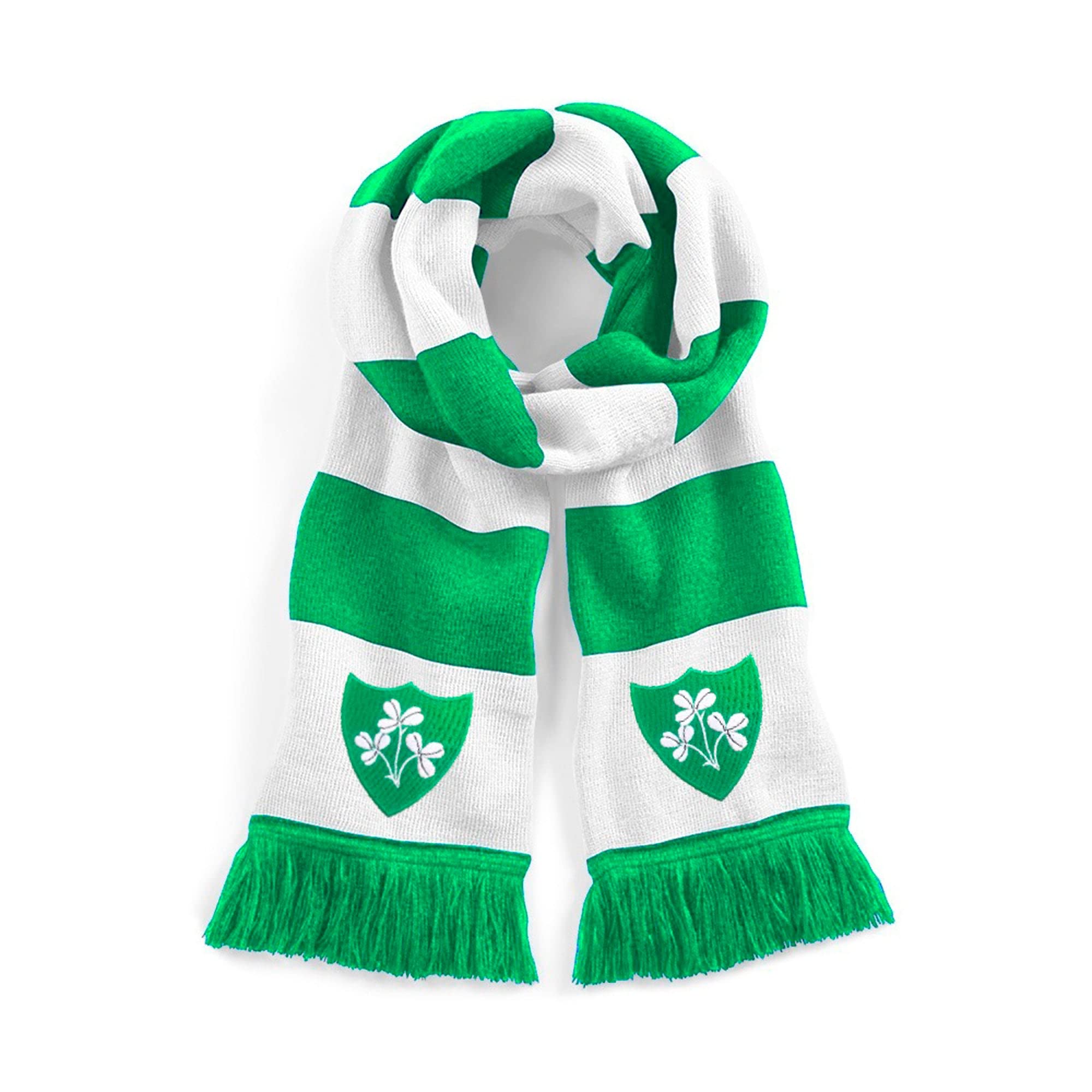 Republic of Ireland Football Fan Scarf — Knitted Country Colours