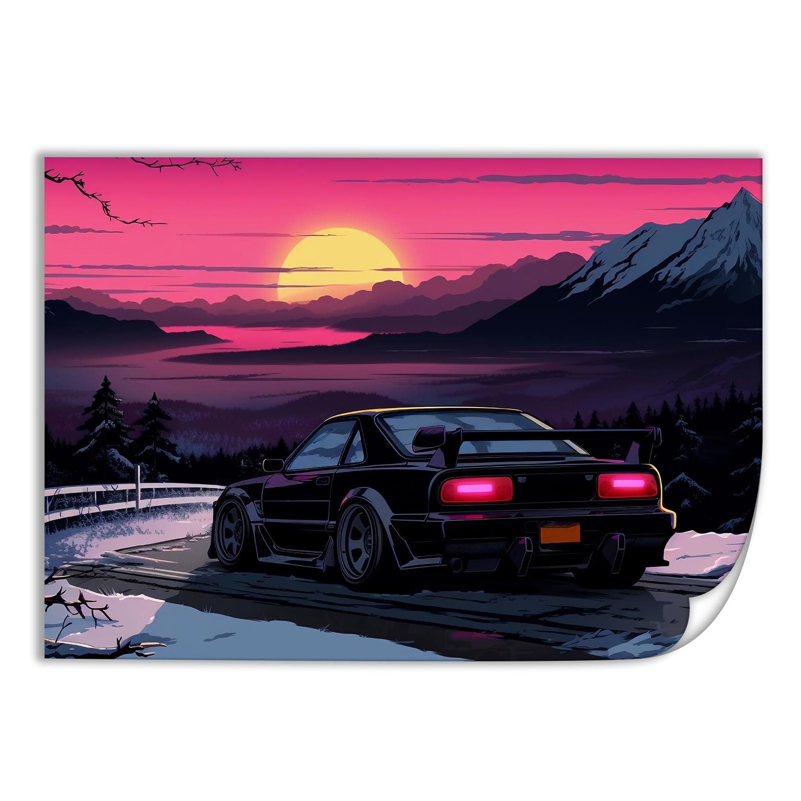 Anime Aesthetic Wall Poster — Set of 9 Vibe Prints