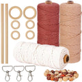 Macramé Cord Set — Cotton 3mm 3-Pack Plant Hanger